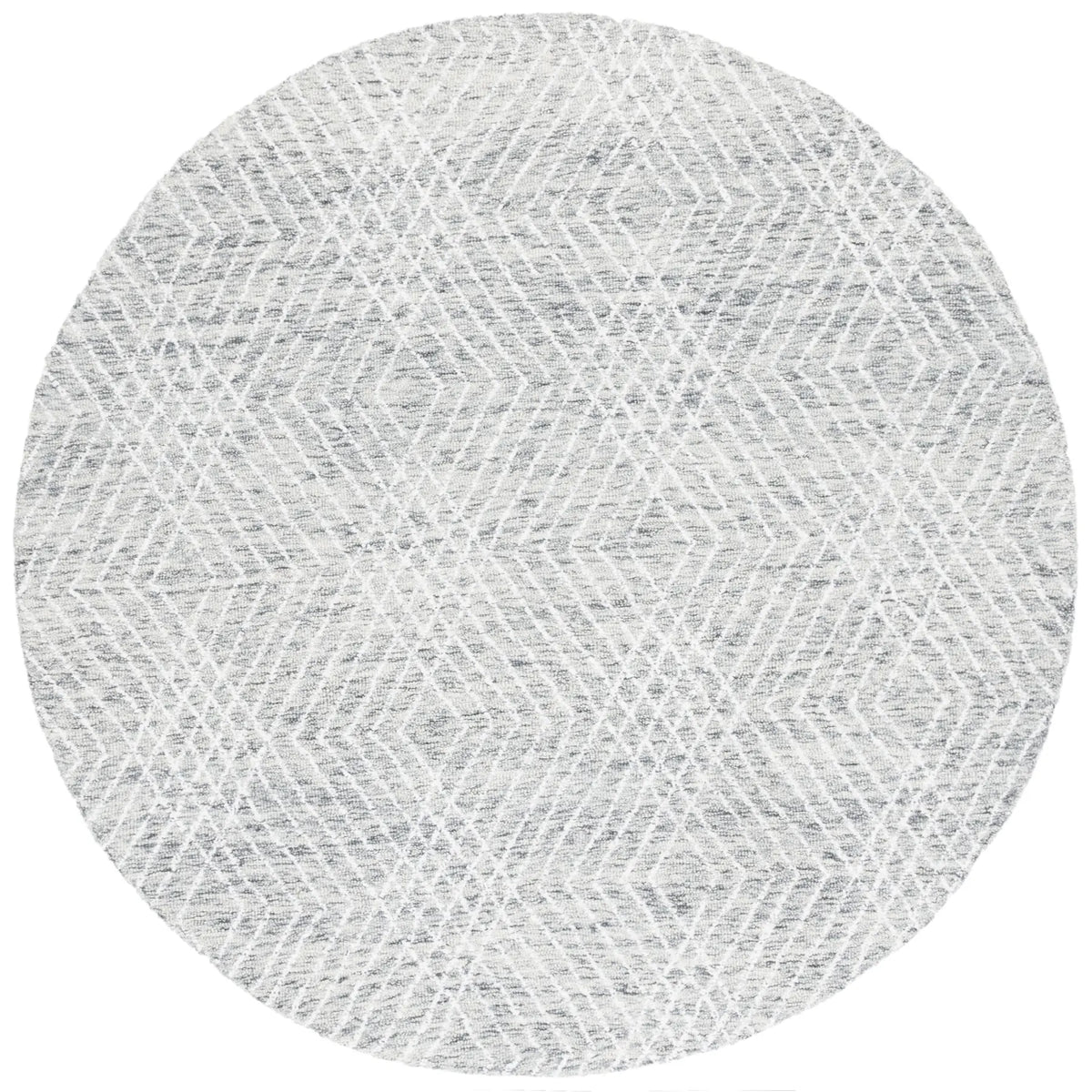 Safavieh Abstract 6'-0" x 6'-0" Rug in Grey / Ivory