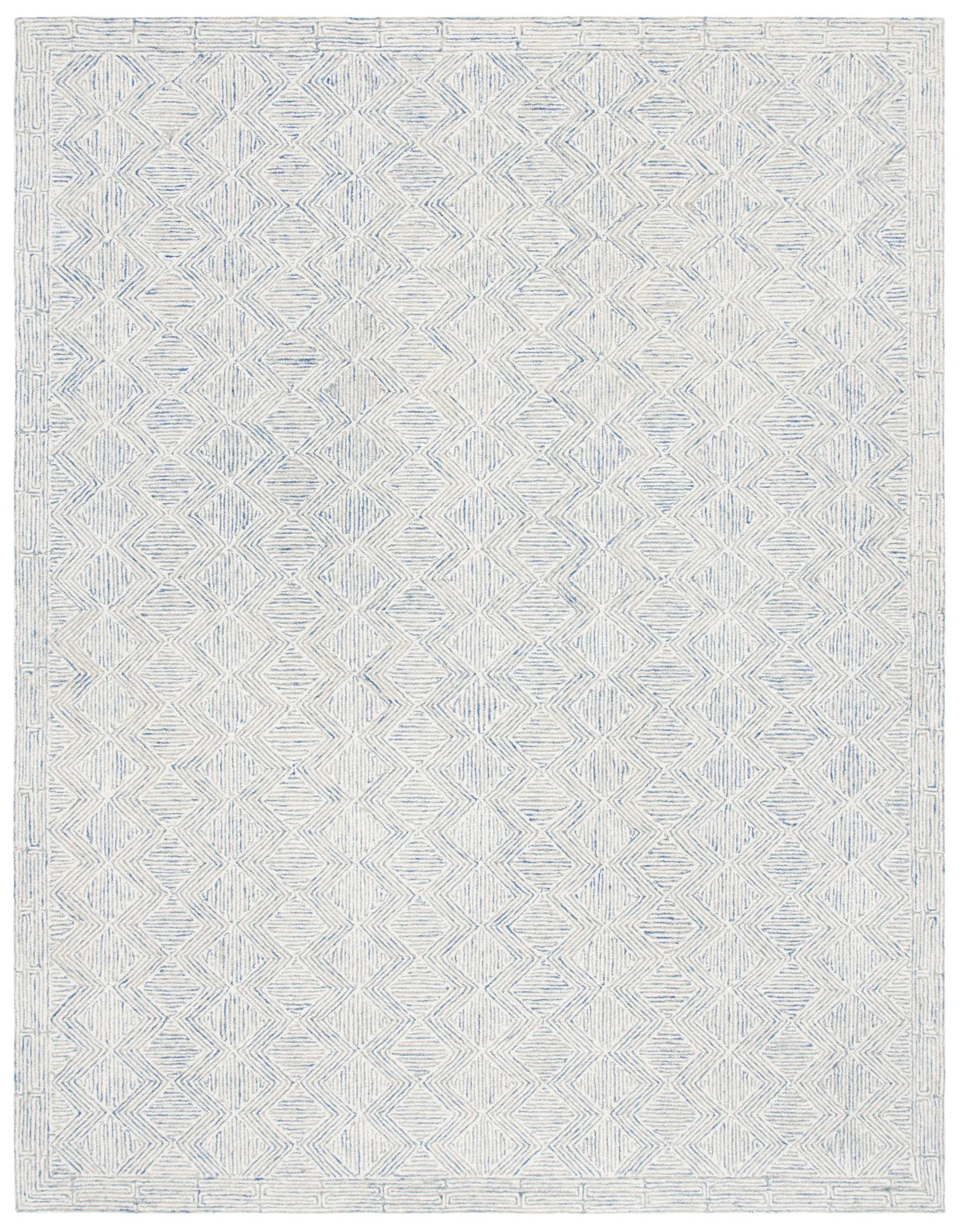 Safavieh Micro-Loop 10'-0" x 14'-0" Rug in Blue / Ivory