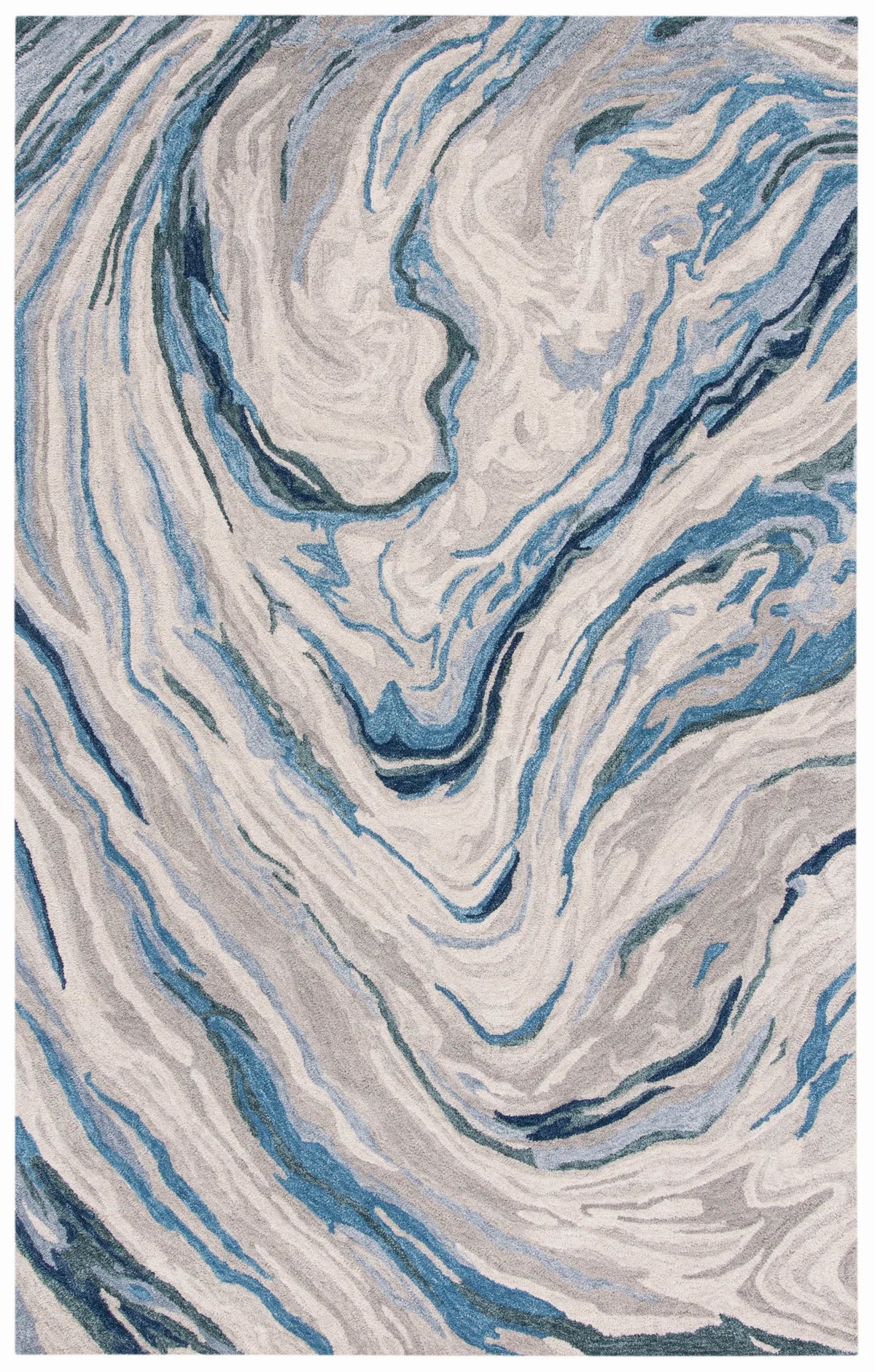 Safavieh Soho 4'-0" x 6'-0" Rug in Blue / Beige