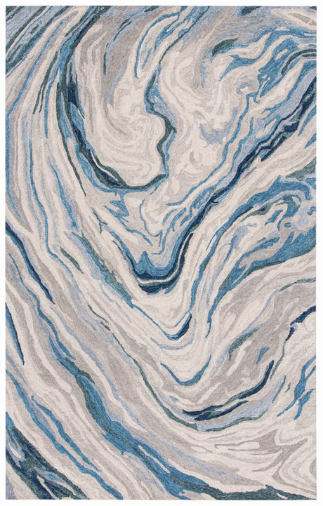 Safavieh Soho 4'-0" x 6'-0" Rug in Blue / Beige