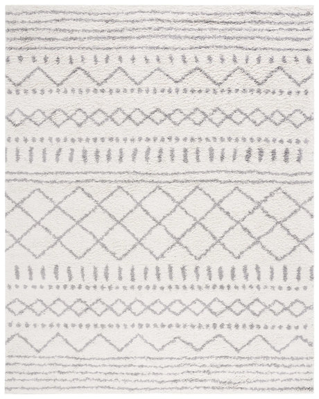 Safavieh Arizona Shag 10'-0" x 14'-0" Rug in Ivory / Grey