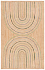 Safavieh Natural Fiber 4'-0" x 6'-0" Rug in Natural / Green