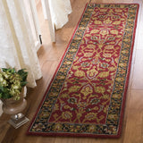 Safavieh Heritage 2'-3" x 8'-0" Rug in Red / Gold