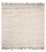 Safavieh Vintage Leather 6'-0" x 6'-0" Rug in Beige / Multi