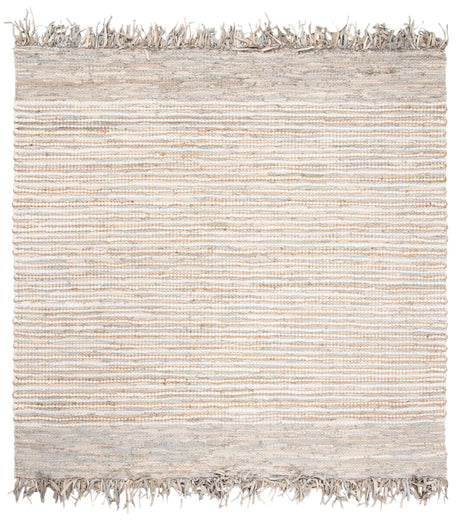 Safavieh Vintage Leather 6'-0" x 6'-0" Rug in Beige / Multi