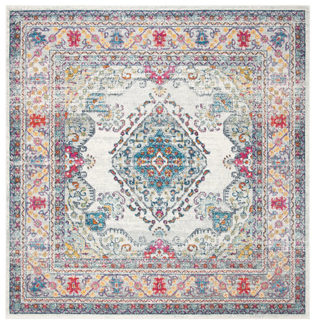 Safavieh Evoke 6'-7" x 6'-7" Rug in Cream / Fuchsia