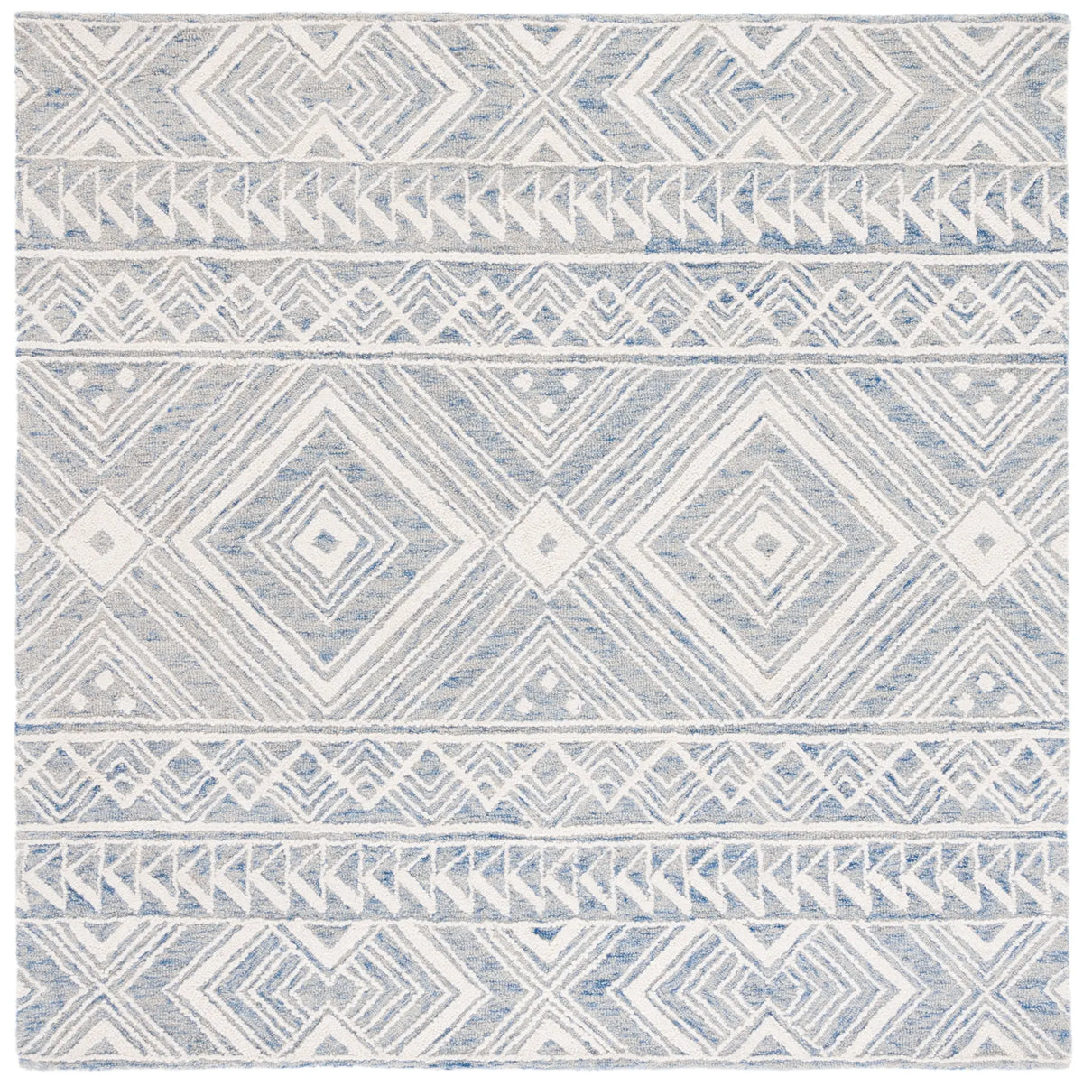 Safavieh Metro 6'-0" x 6'-0" Rug in Blue / Ivory