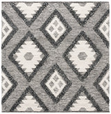 Safavieh Natura 6'-0" x 6'-0" Rug in Black / Ivory