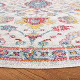 Safavieh Evoke 5'-3" x 5'-3" Rug in Cream / Orange