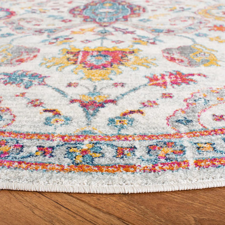 Safavieh Evoke 5'-3" x 5'-3" Rug in Cream / Orange