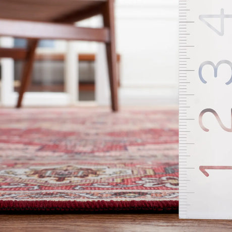Safavieh Tucson 4'-0" x 6'-0" Rug in Red / Pink