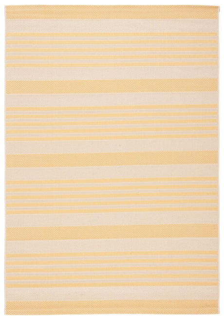 Safavieh Courtyard 4'-0" x 5'-7" Rug in Gold / Beige