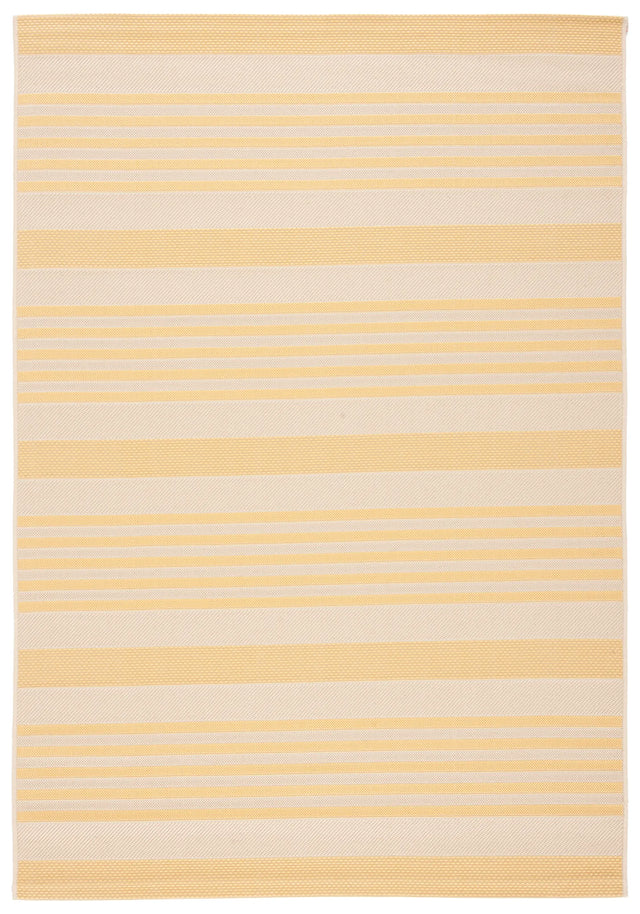 Safavieh Courtyard 4'-0" x 5'-7" Rug in Gold / Beige