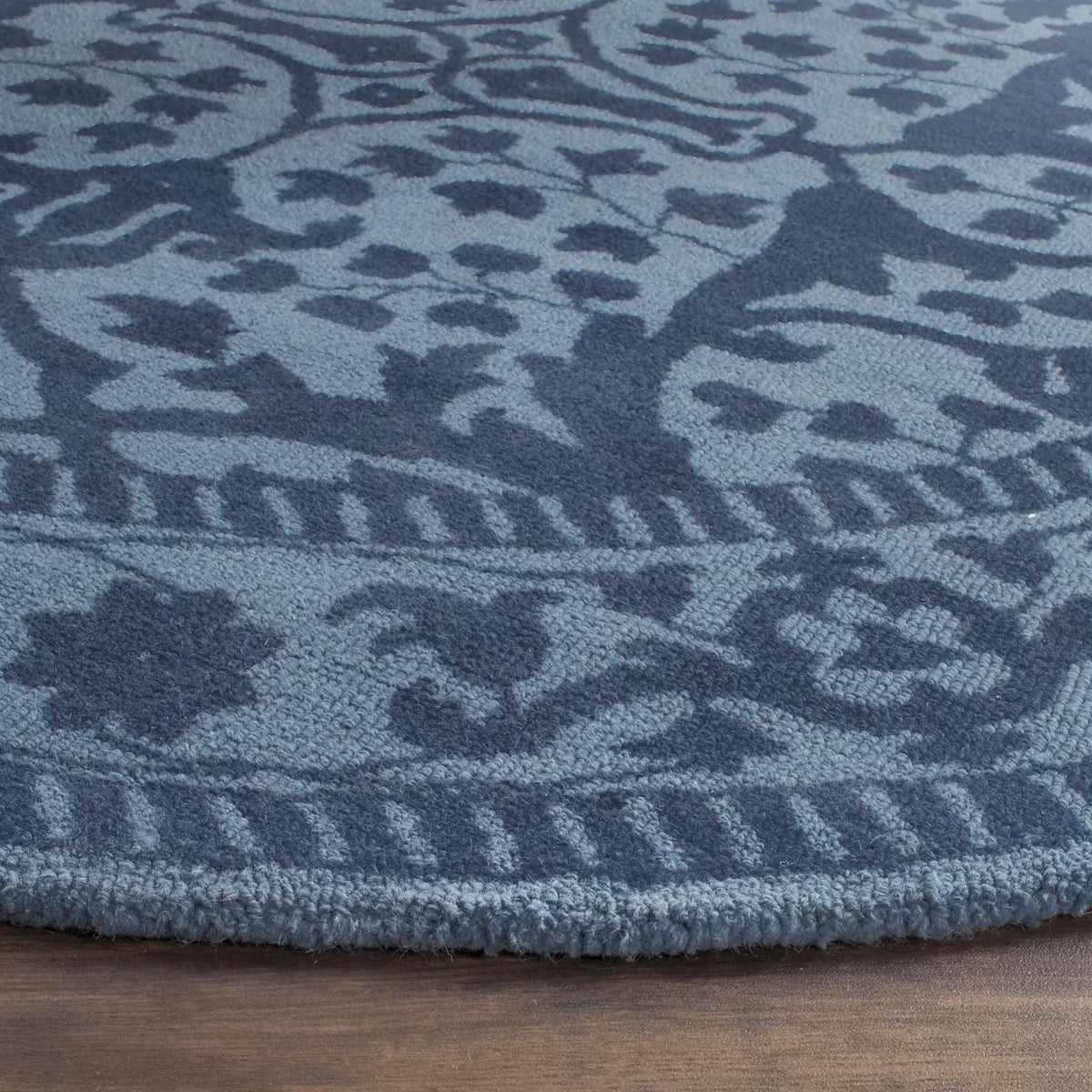 Safavieh Restoration Vintage 6'-0" x 6'-0" Rug in Blue / Dark Blue
