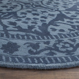 Safavieh Restoration Vintage 6'-0" x 6'-0" Rug in Blue / Dark Blue
