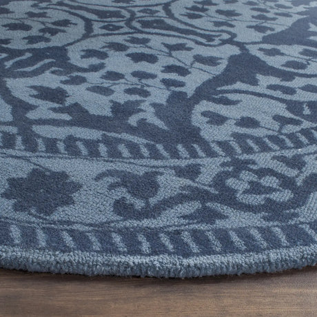 Safavieh Restoration Vintage 6'-0" x 6'-0" Rug in Blue / Dark Blue
