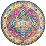 Safavieh Madison 200 6'-7" x 6'-7" Rug in Blue / Multi