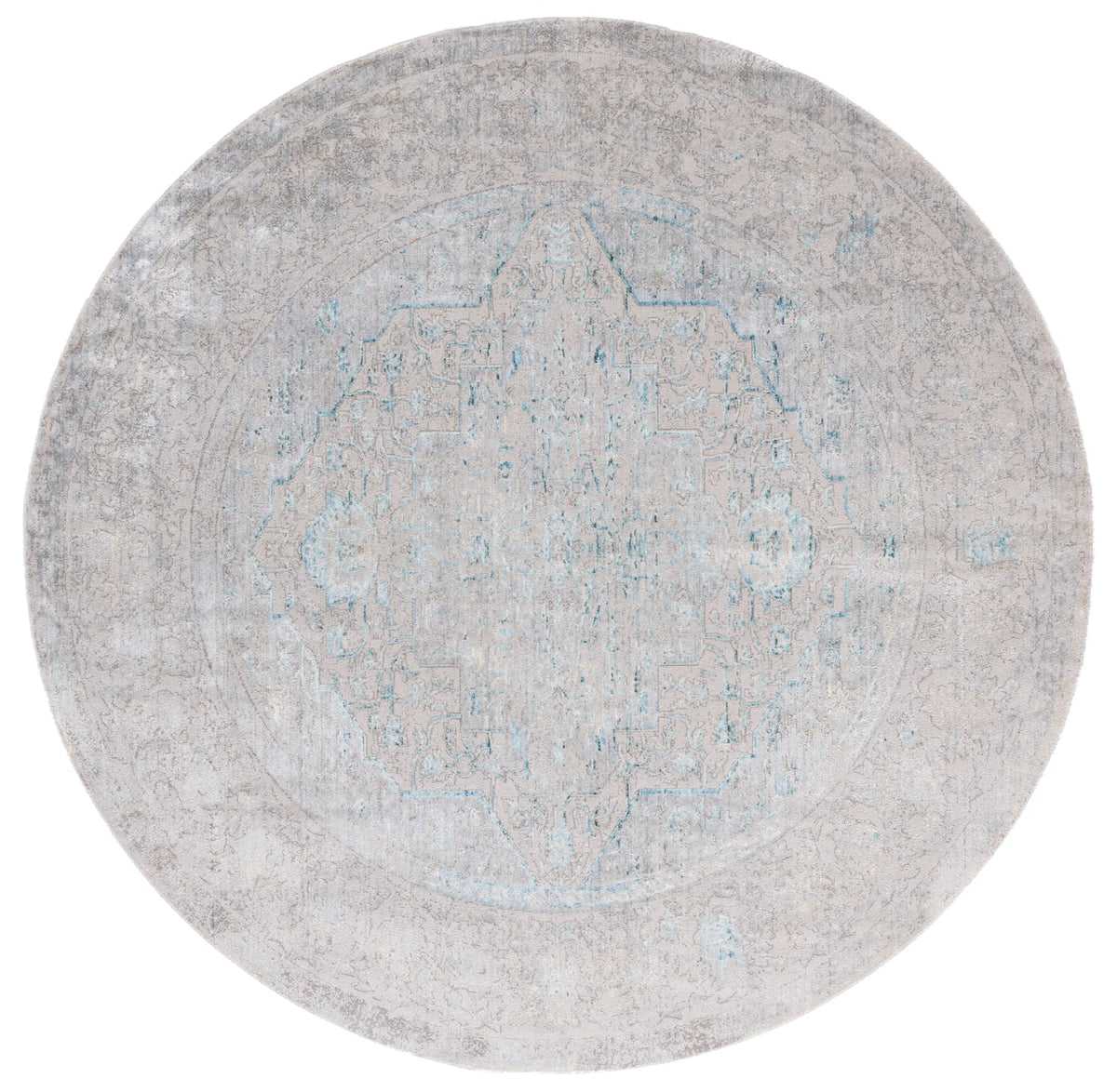 Safavieh Dream 6'-7" x 6'-7" Rug in Grey / Blue