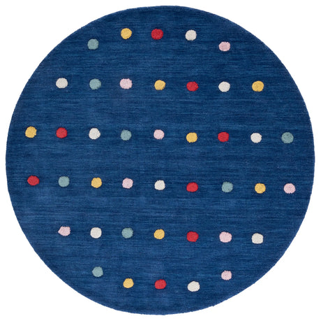 Safavieh Safavieh Kids 5'-0" x 5'-0" Rug in Navy