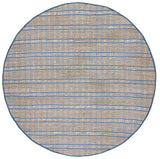 Safavieh Natural Fiber 7'-0" x 7'-0" Rug in Blue / Natural