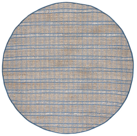 Safavieh Natural Fiber 7'-0" x 7'-0" Rug in Blue / Natural