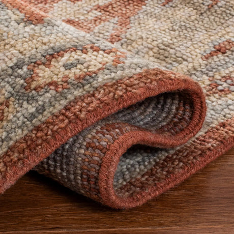 Safavieh Samarkand 6'-0" x 9'-0" Rug in Rust / Grey