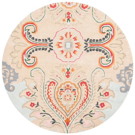 Safavieh Bella 5'-0" x 5'-0" Rug in Beige / Blue