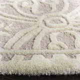 Safavieh Cambridge 6'-0" x 6'-0" Rug in Light Pink / Ivory