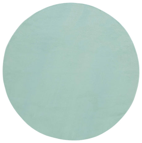 Safavieh Faux Rabbit Fur 6'-0" x 6'-0" Rug in Sage