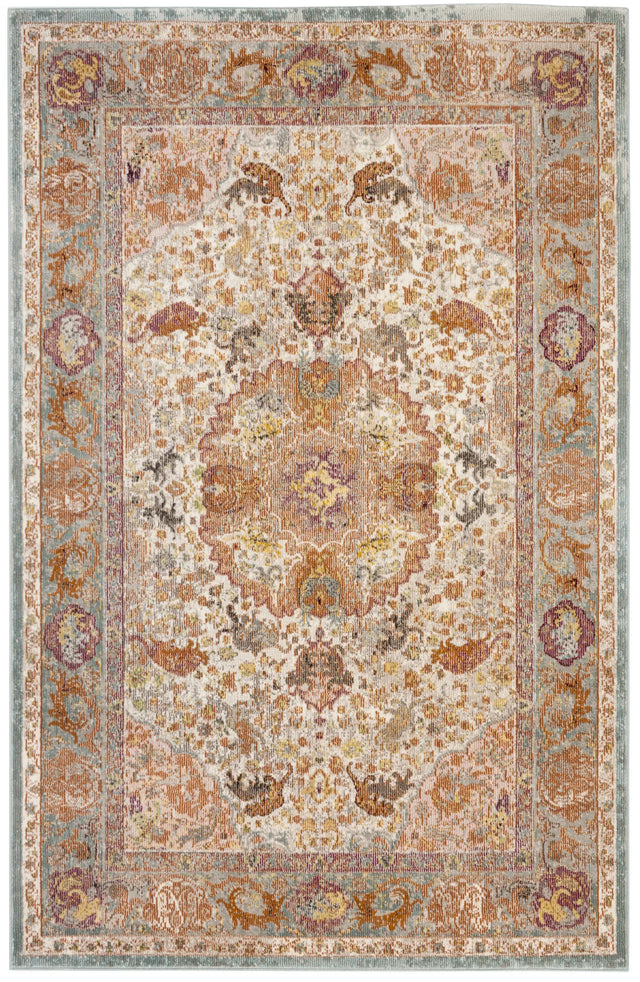 Safavieh Aria 3'-0" x 5'-0" Rug in Beige / Orange