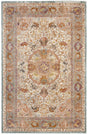 Safavieh Aria 3'-0" x 5'-0" Rug in Beige / Orange