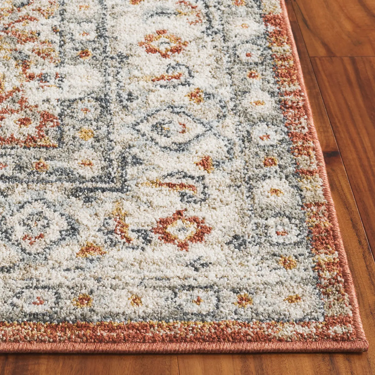 Safavieh Avalon 4'-0" x 6'-0" Rug in Rust / Grey