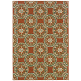 Oriental Weavers Sphinx Montego 8323d Red / Ivory Rugs - main flat