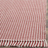 Safavieh Montauk 6'-0" x 9'-0" Rug in Ivory / Red
