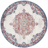 Safavieh Brentwood 6'-7" x 6'-7" Rug in Ivory / Red