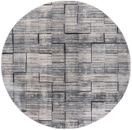 Safavieh Whisper 6'-7" x 6'-7" Rug in Grey / Light Beige