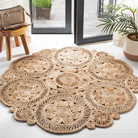 Safavieh Natural Fiber 3'-0" x 3'-0" Rug in Natural