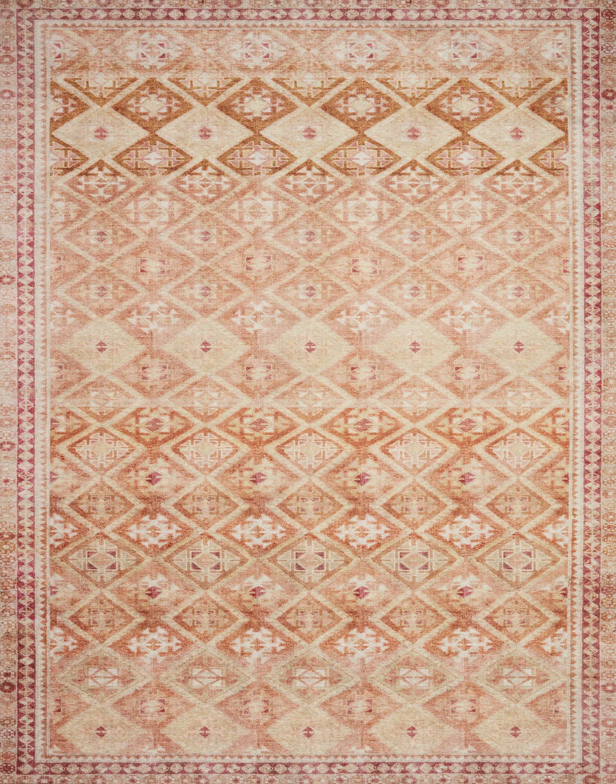 Loloi Layla Lay-16 Natural/Spice Rugs - main flat