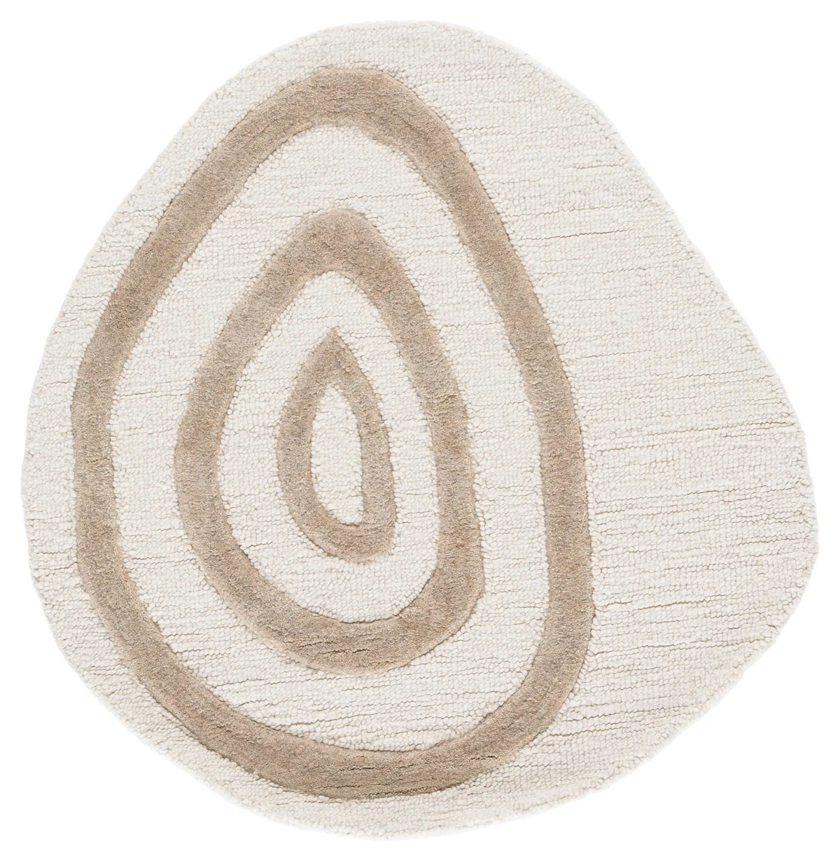 Safavieh Novelty 3'-0" x 3'-0" Rug in Ivory / Brown
