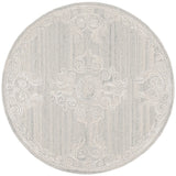 Safavieh Glamour 6'-0" x 6'-0" Rug in Silver / Ivory