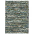 Oriental Weavers Sphinx Reed Re01G Blue/ Multi Rug - main flat