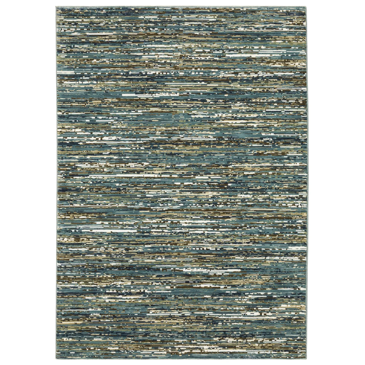 Oriental Weavers Sphinx Reed Re01G Blue/ Multi Rug - main flat