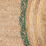 Safavieh Natural Fiber 3'-0" x 5'-0" Rug in Natural / Green