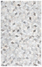 Safavieh Studio Leather 4'-0" x 6'-0" Rug in Ivory / Grey