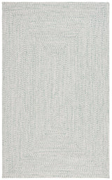 Safavieh Braided 4'-0" x 6'-0" Rug in Ivory / Green