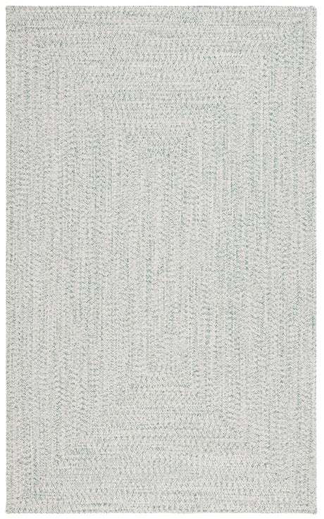 Safavieh Braided 4'-0" x 6'-0" Rug in Ivory / Green