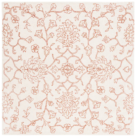 Safavieh Jardin 6'-0" x 6'-0" Rug in Ivory / Rust