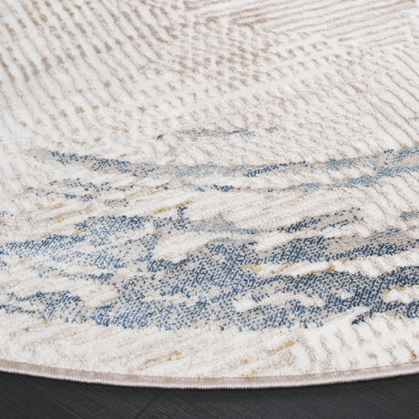 Safavieh Prestige 6'-7" x 6'-7" Rug in Ivory / Blue