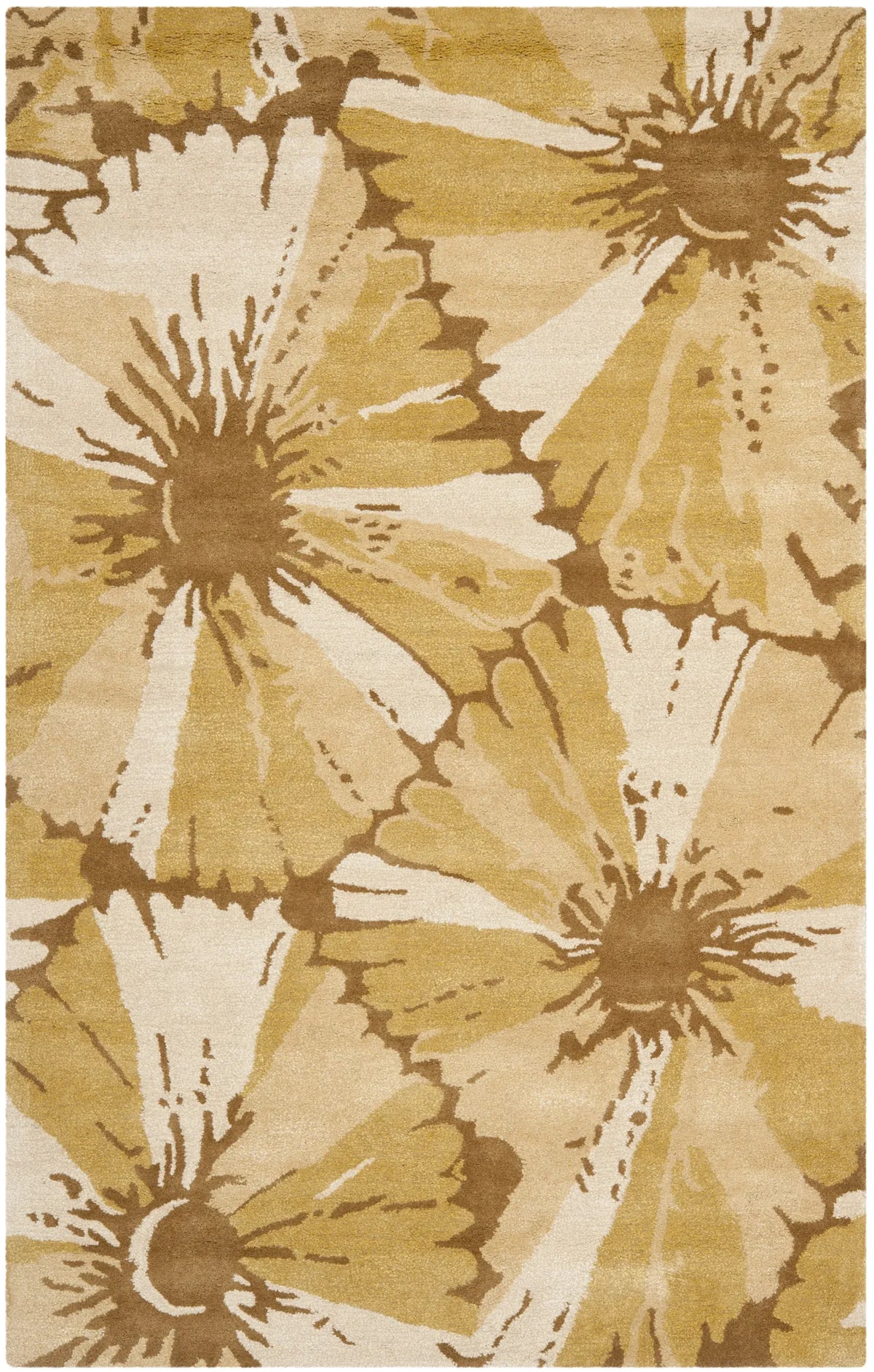 Safavieh Soho 3'-6" x 5'-6" Rug in Brown / Ivory