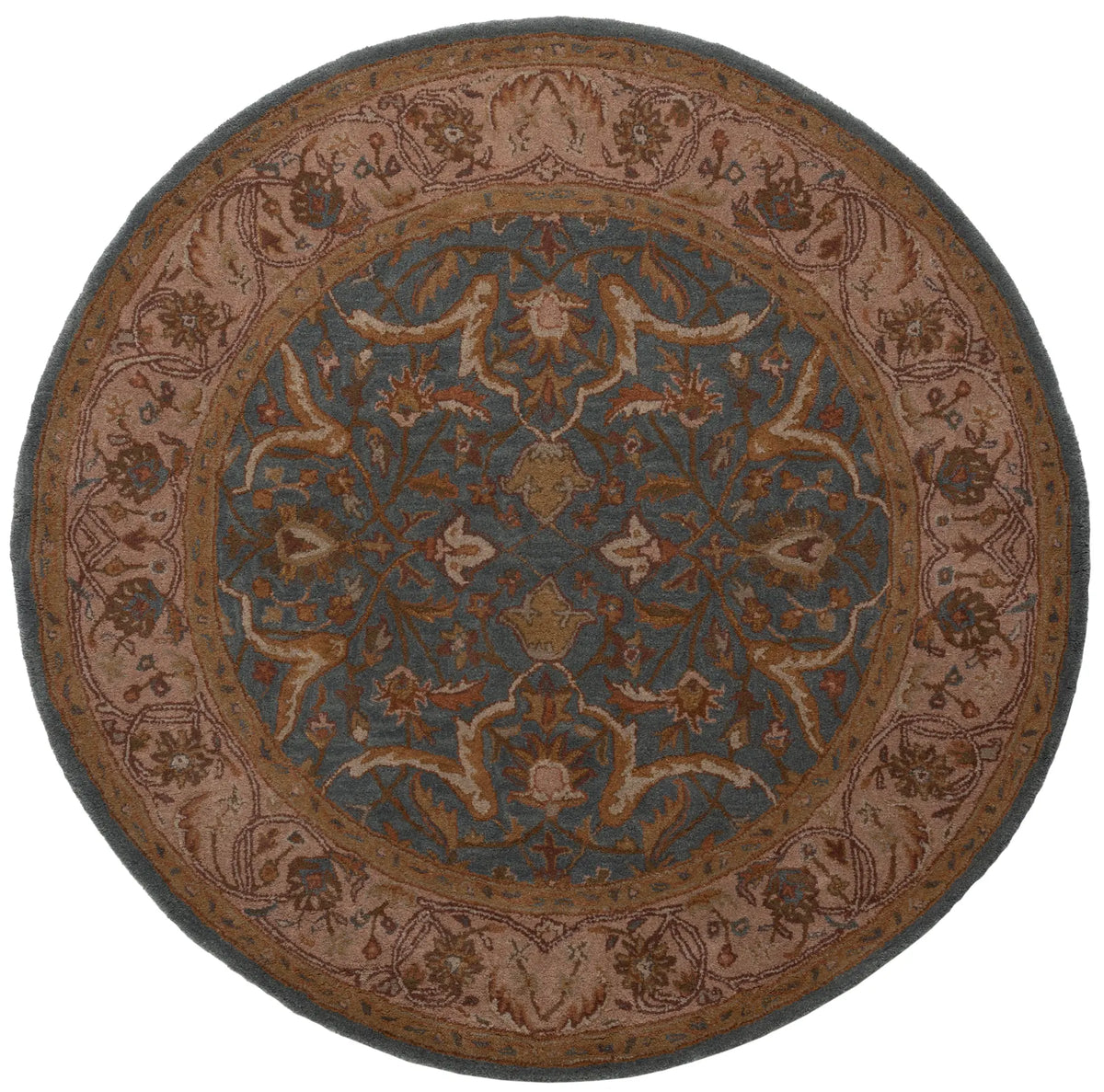 Safavieh Heritage 6'-0" x 6'-0" Rug in Blue / Beige